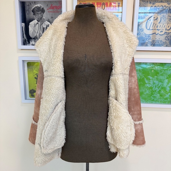 🤎 Y2k Faux Shearling Jacket 🤎 - Picture 4 of 12